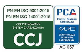 PN-EN ISO 9001:2015 oraz PN-EN ISO 14001:2015